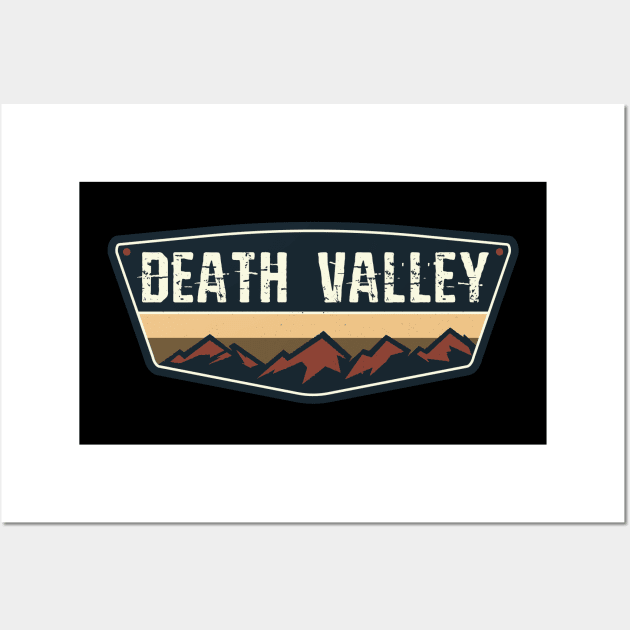 Death Valley Logo Apparel & Accessories Wall Art by bahama mule